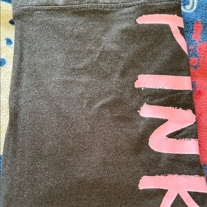 PINK Victoria's Secret Charcoal and Pink Pencil Skirt